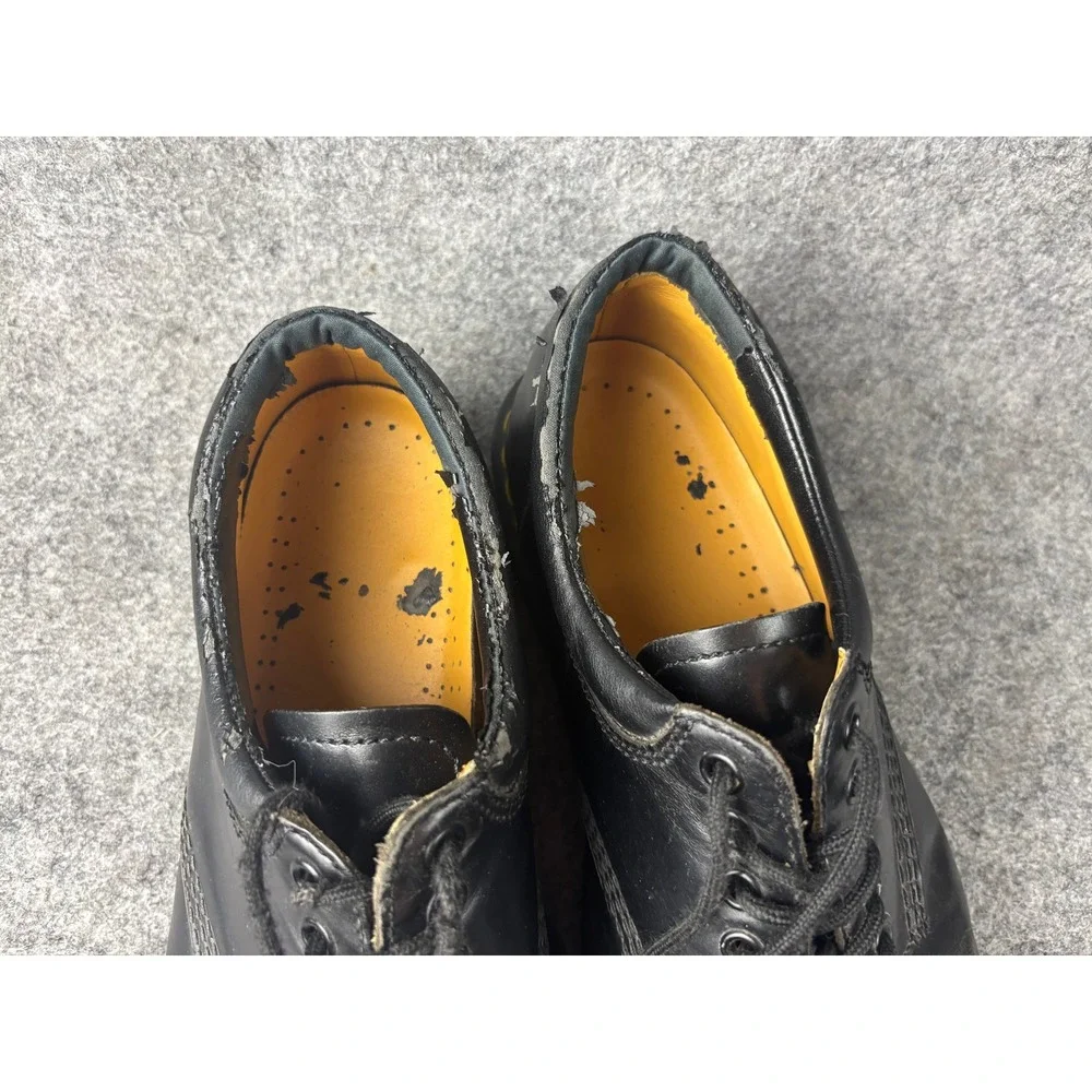 Dr. Martens 8053 Oxford Shoes Mens 10 Black Leather Padded Collar 11849